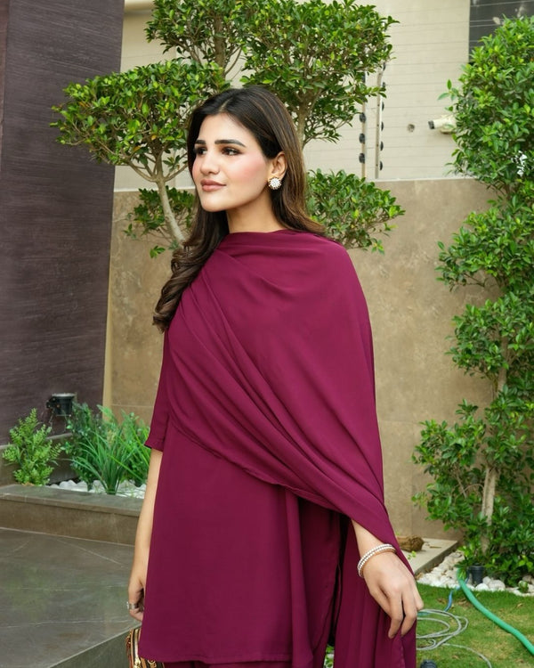 The Burgundy Drape