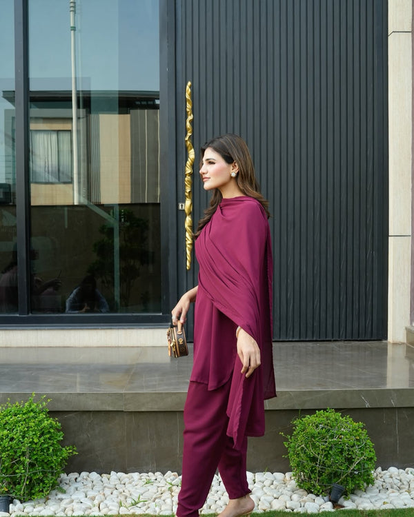 The Burgundy Drape